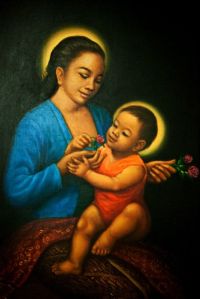 mary and jesus - javanese