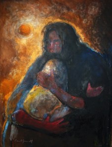 Daniel Bonnell, "Jesus Wept." Oil on canvas, 34 x 46 in. Tags: Lazarus